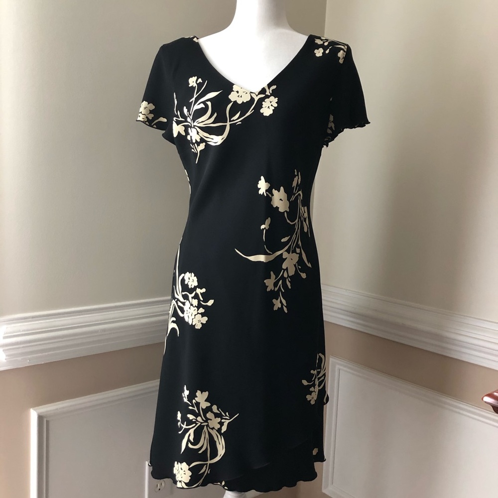 SLF Flower Print Tier Dress Size 12